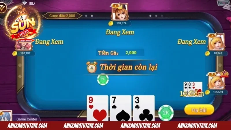 Ba Cây SunWin - Game Bài So Điểm 3 Lá Dễ Chơi Nhất 3 Cách chơi bài Ba cây