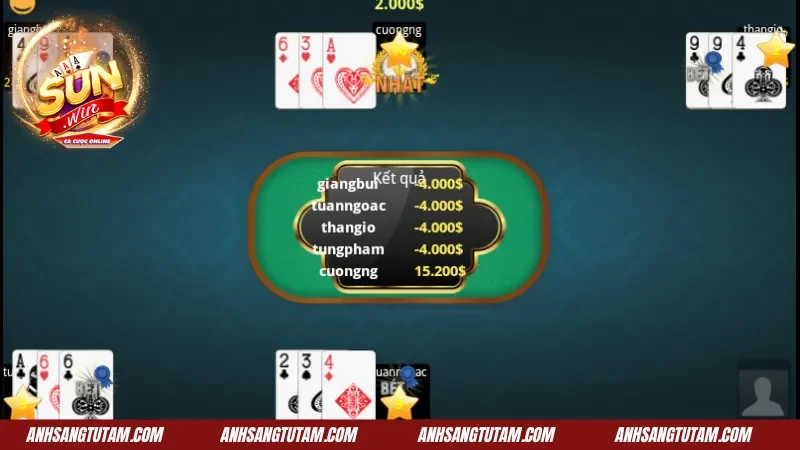 Ba Cây SunWin - Game Bài So Điểm 3 Lá Dễ Chơi Nhất 2 Luật chơi bài Ba cây